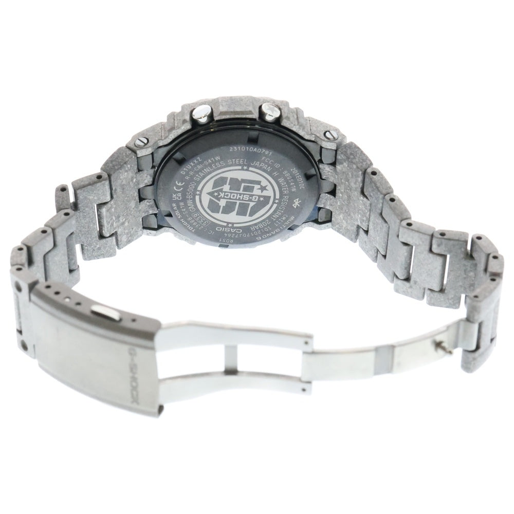 CASIO G-SHOCK(カシオ ジーショック) RECRYSTALLIZED リクリスタライズド 40周年記念 フルメタル デジタル ソーラー 腕時計 シルバー GMW-B5000PS-9SR