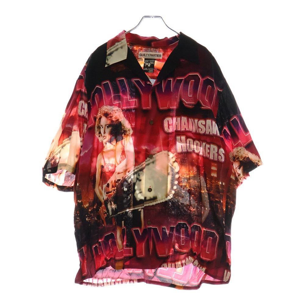 WACKO MARIA(ワコマリア) 23SS HOLLYWOOD CHAINSAW HOOKERS S/S HAWAIIAN SHIRT ハリウッド チェーンソー フッカーズ ショートスリーブ ハワイアン 半袖シャツ HCH-WM-HI01