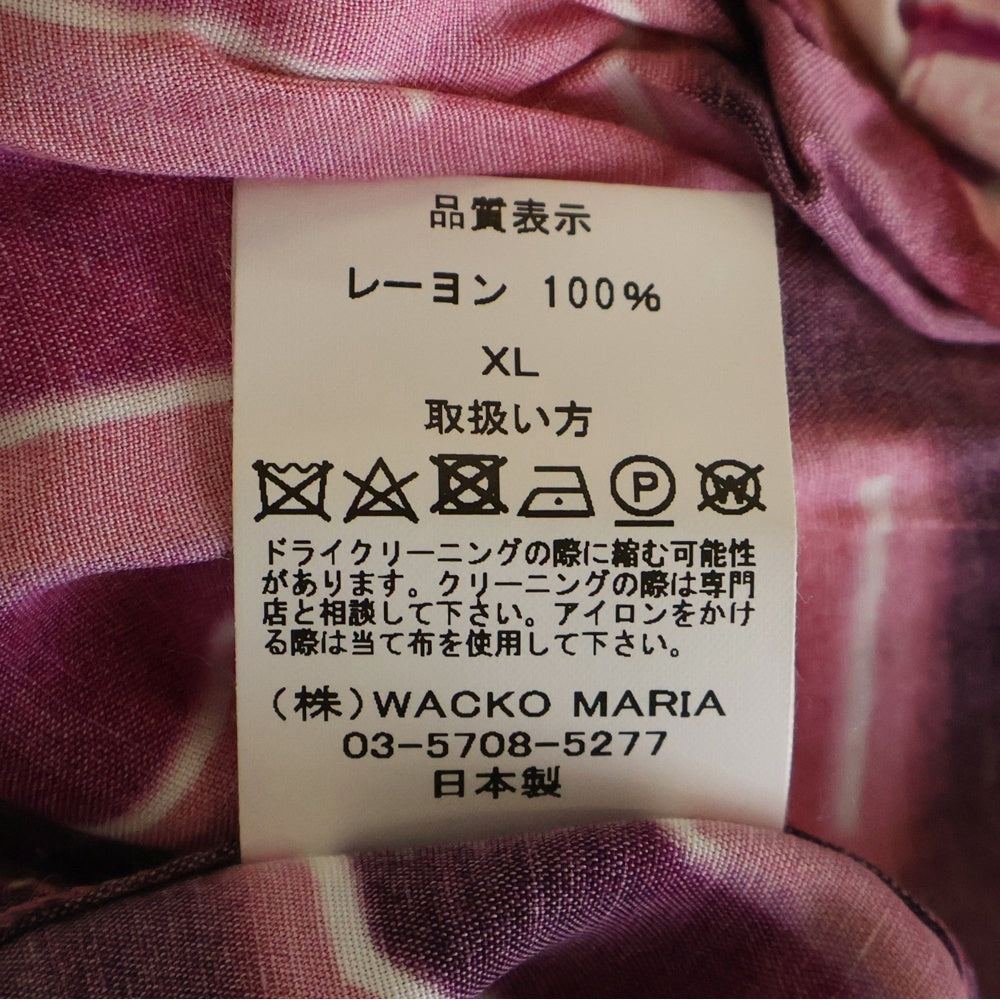 WACKO MARIA(ワコマリア) 23SS HOLLYWOOD CHAINSAW HOOKERS S/S HAWAIIAN SHIRT ハリウッド チェーンソー フッカーズ ショートスリーブ ハワイアン 半袖シャツ HCH-WM-HI01