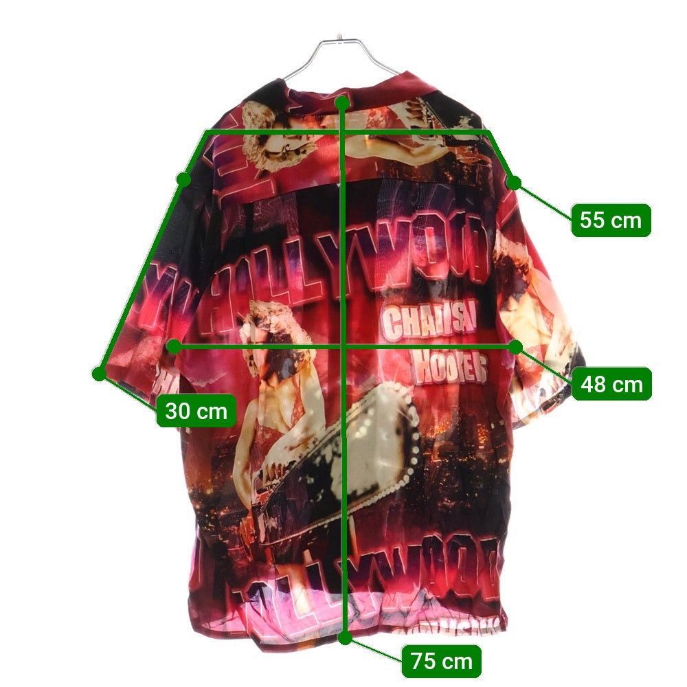 WACKO MARIA(ワコマリア) 23SS HOLLYWOOD CHAINSAW HOOKERS S/S HAWAIIAN SHIRT ハリウッド チェーンソー フッカーズ ショートスリーブ ハワイアン 半袖シャツ HCH-WM-HI01