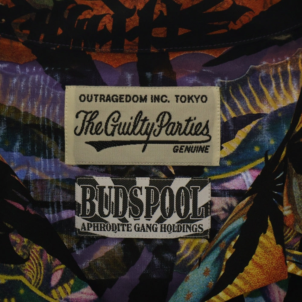 WACKO MARIA(ワコマリア) 21SS ×BUDSPOOL HAWAIIAN SHIRT バッズプール ハワイアン 半袖シャツ ショートスリーブ マルチカラー NMD-WM-HI02-C