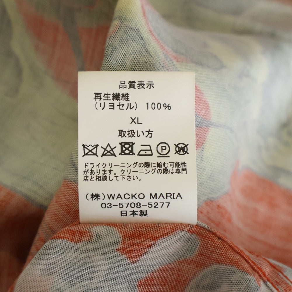 WACKO MARIA(ワコマリア) 21SS ×56 TATTOO STUDIO S/S HAWAIIAN SHIRT 56 タトゥー スタジオ ショートスリーブ ハワイアン 半袖シャツ オレンジ/グリーン 56TS-WM-HI06