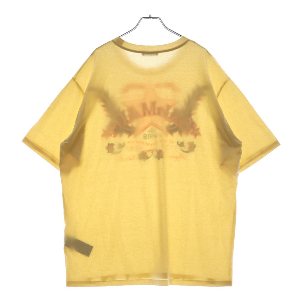 BALMAIN(バルマン) 24SS WESTAN PRINT T-SHIRT ウエスタン プリント クルーネック カットソー 半袖Tシャツ ホワイト 41.CH1EG000GD28