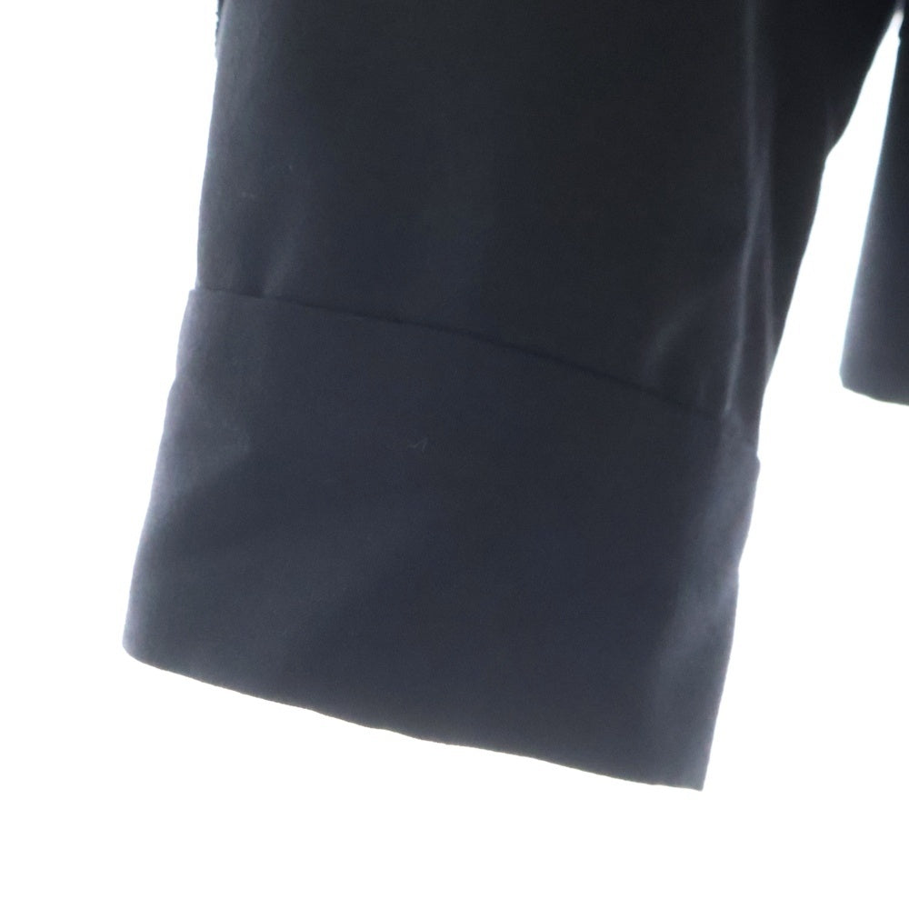 TAAKK(ターク) 24SS STUDIOUS別注 スラッシュ キルト エンブロイダリー 長袖 ブルゾン ジャケット ブラック TA24SS-BL023STU