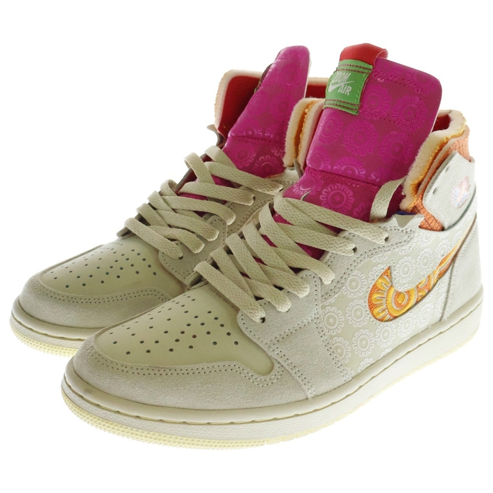 NIKE(ナイキ) AIR JORDAN 1 ZOOM AIR CMFT エア ジョーダン1 ズーム エア コンフォート ハイカットスニーカー ベージュ US7.5/25.5cm FB2931-288