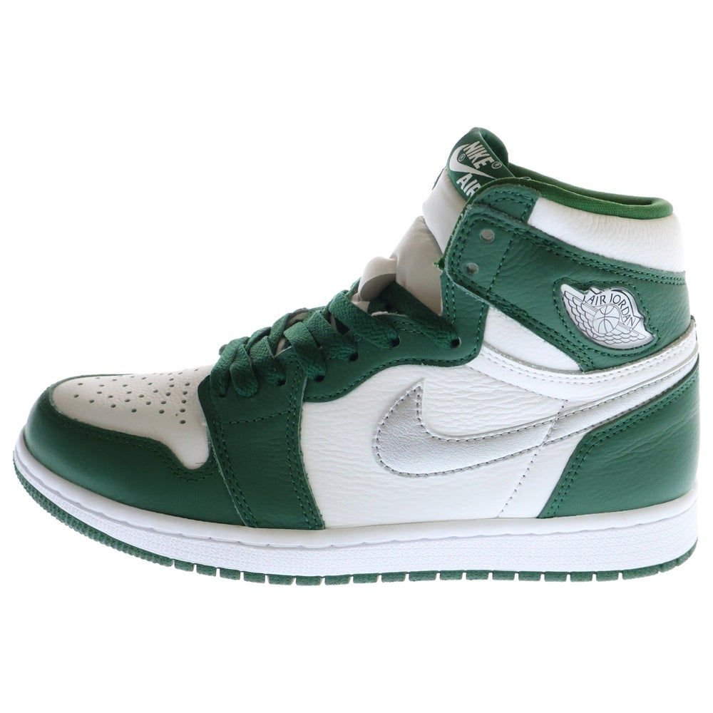 NIKE(ナイキ) AIR JORDAN 1 RETRO HIGH OG エアジョーダン1 ゴージ グリーン ハイカットスニーカー ホワイト/グリーン US8/26.0cm DZ5485-303