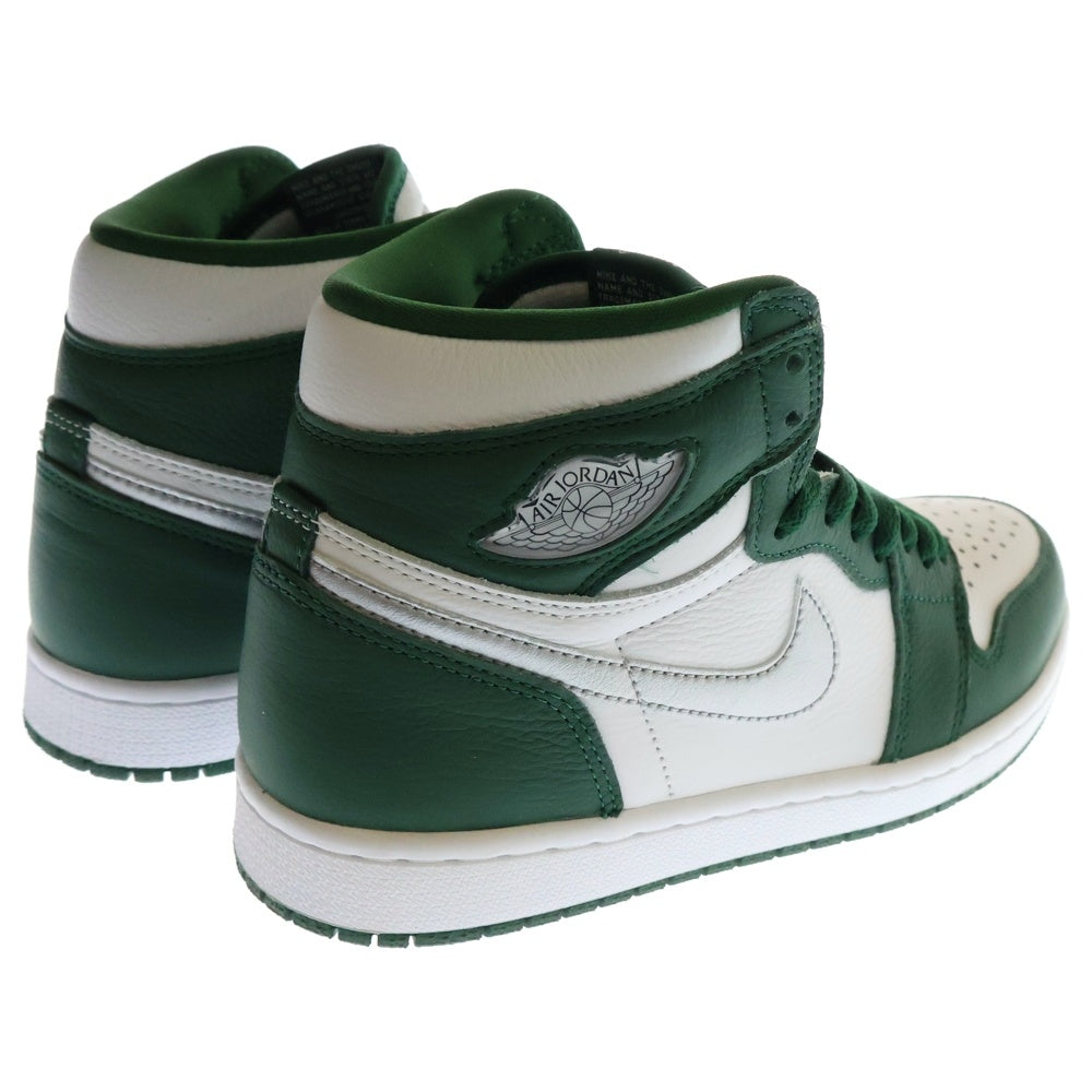 NIKE(ナイキ) AIR JORDAN 1 RETRO HIGH OG エアジョーダン1 ゴージ グリーン ハイカットスニーカー ホワイト/グリーン US8/26.0cm DZ5485-303