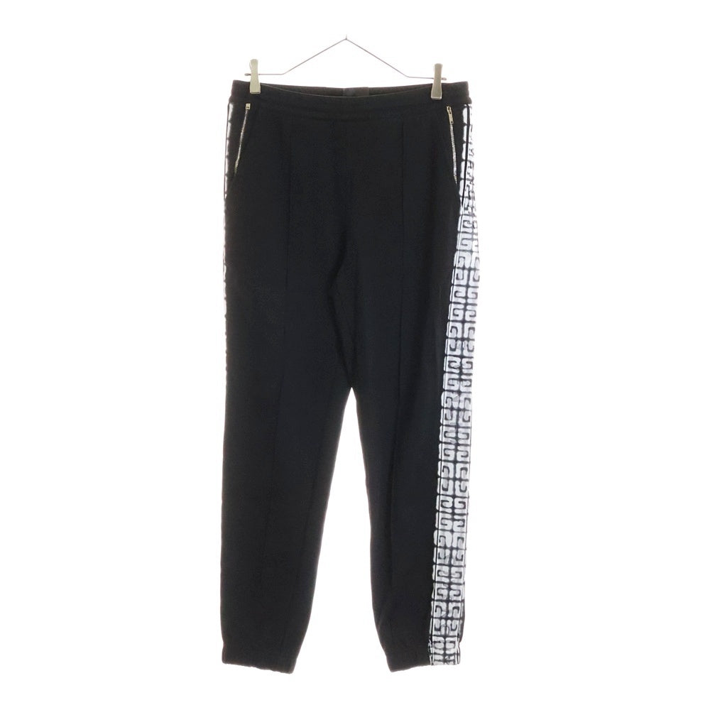 GIVENCHY(ジバンシィ) 4G Spray Band Trackpants スプレーバンド サイドロゴプリント トラックパンツ ジャージ ブラック BM50ZM30Q6