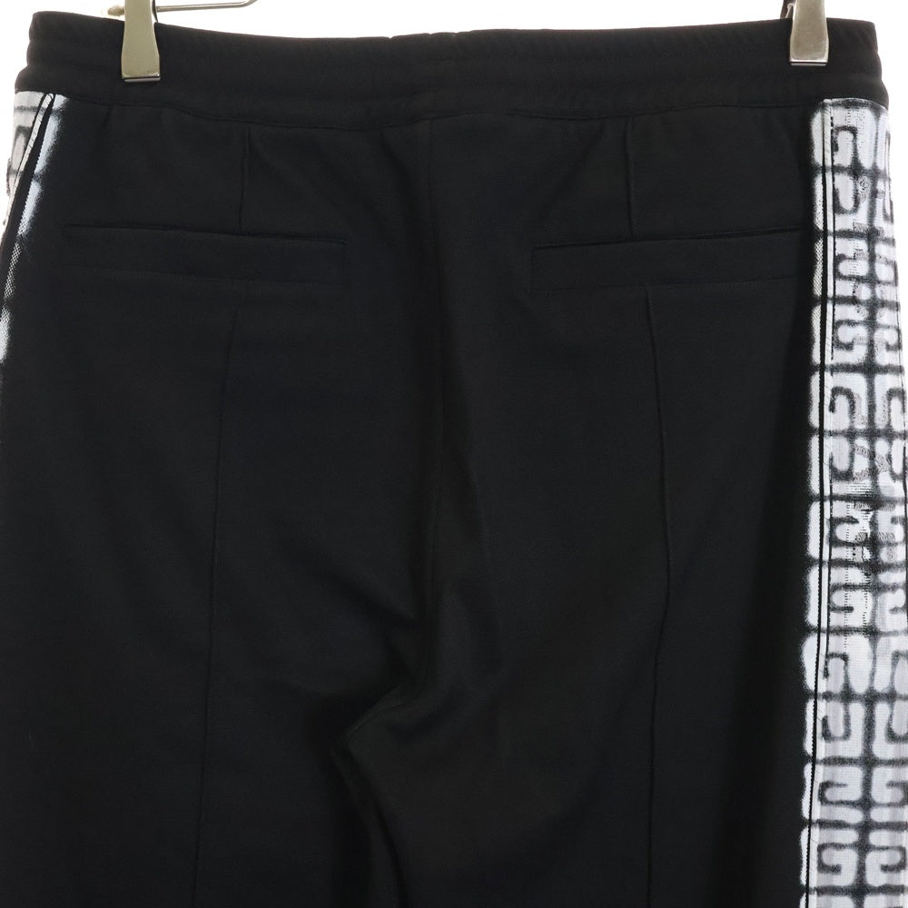 GIVENCHY(ジバンシィ) 4G Spray Band Trackpants スプレーバンド サイドロゴプリント トラックパンツ ジャージ ブラック BM50ZM30Q6