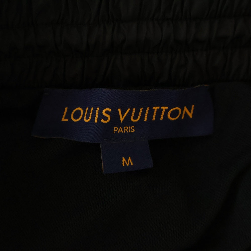 LOUIS VUITTON(ルイヴィトン) 22SS グラフィックプリント ナイロン ハーフパンツ ショーツ ブラック RM221M KN1 HMW08W
