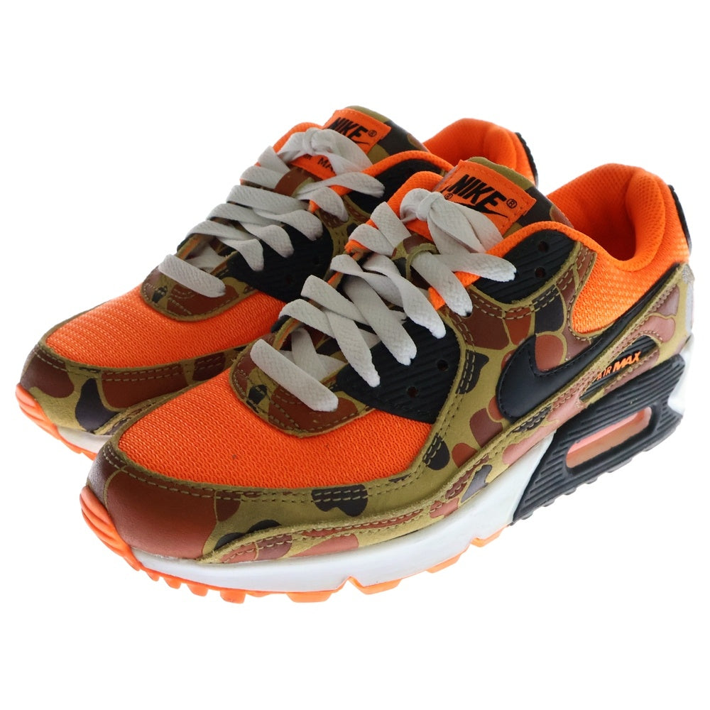 NIKE(ナイキ) AIR MAX 90 SP DUCK CAMO エアマックス ダック カモ ローカットスニーカー オレンジ US5/23.5cm CW4039-800 レディース