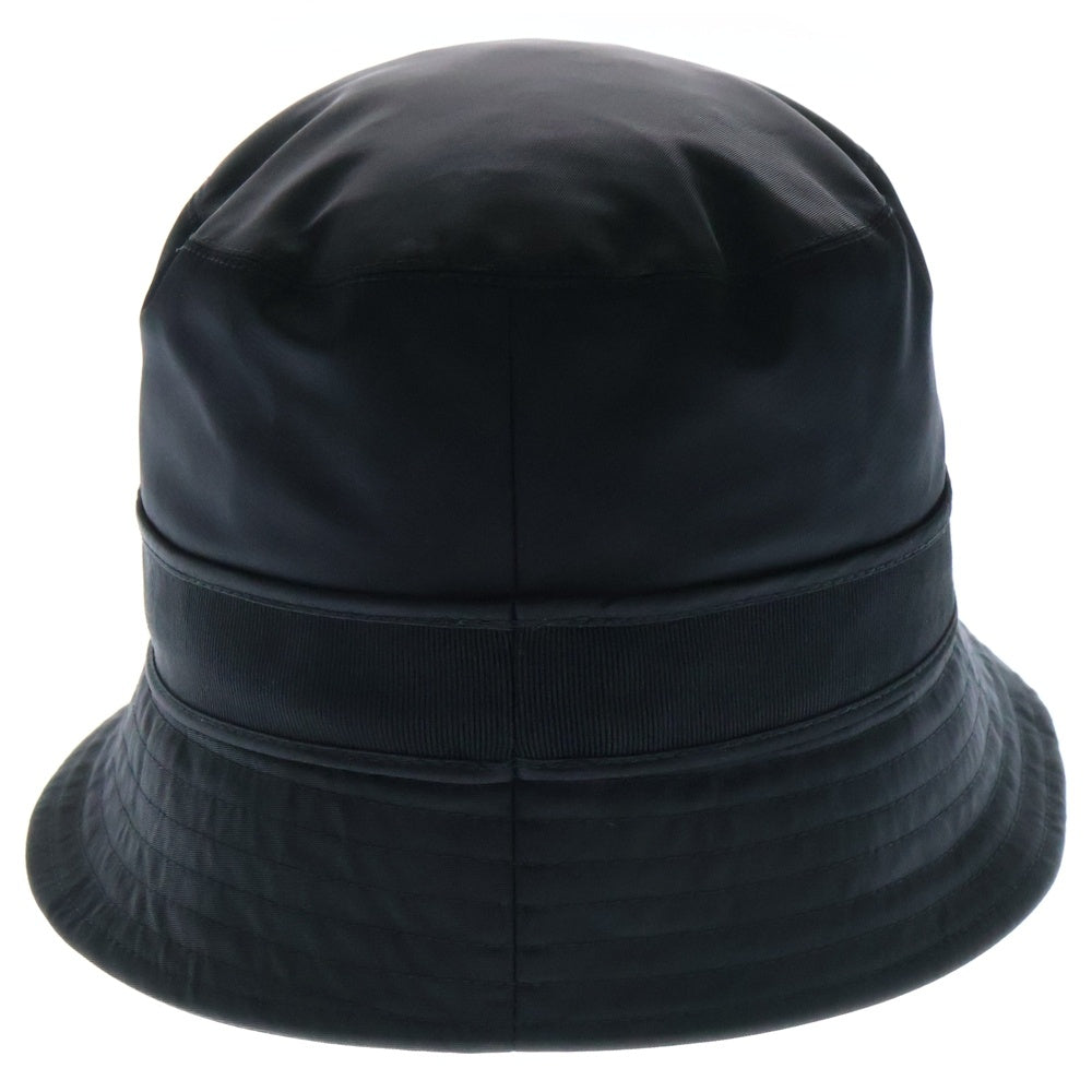 MONCLER(モンクレール) 24SS ロゴテープ ナイロン バケット ハット ブラック J10933B00011 OU282