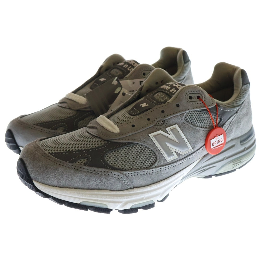 New Balance(ニューバランス) M993GR スウェード レースアップ ローカットスニーカー グレー US8.5/26.5cm