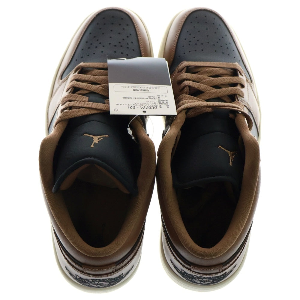 NIKE(ナイキ) WMNS AIR JORDAN 1 LOW ARCHAEO BROWN ウィメンズ エアージョーダンワン アーケオブラウン ローカットスニーカー ブラウン US12/29cm DC0774-021