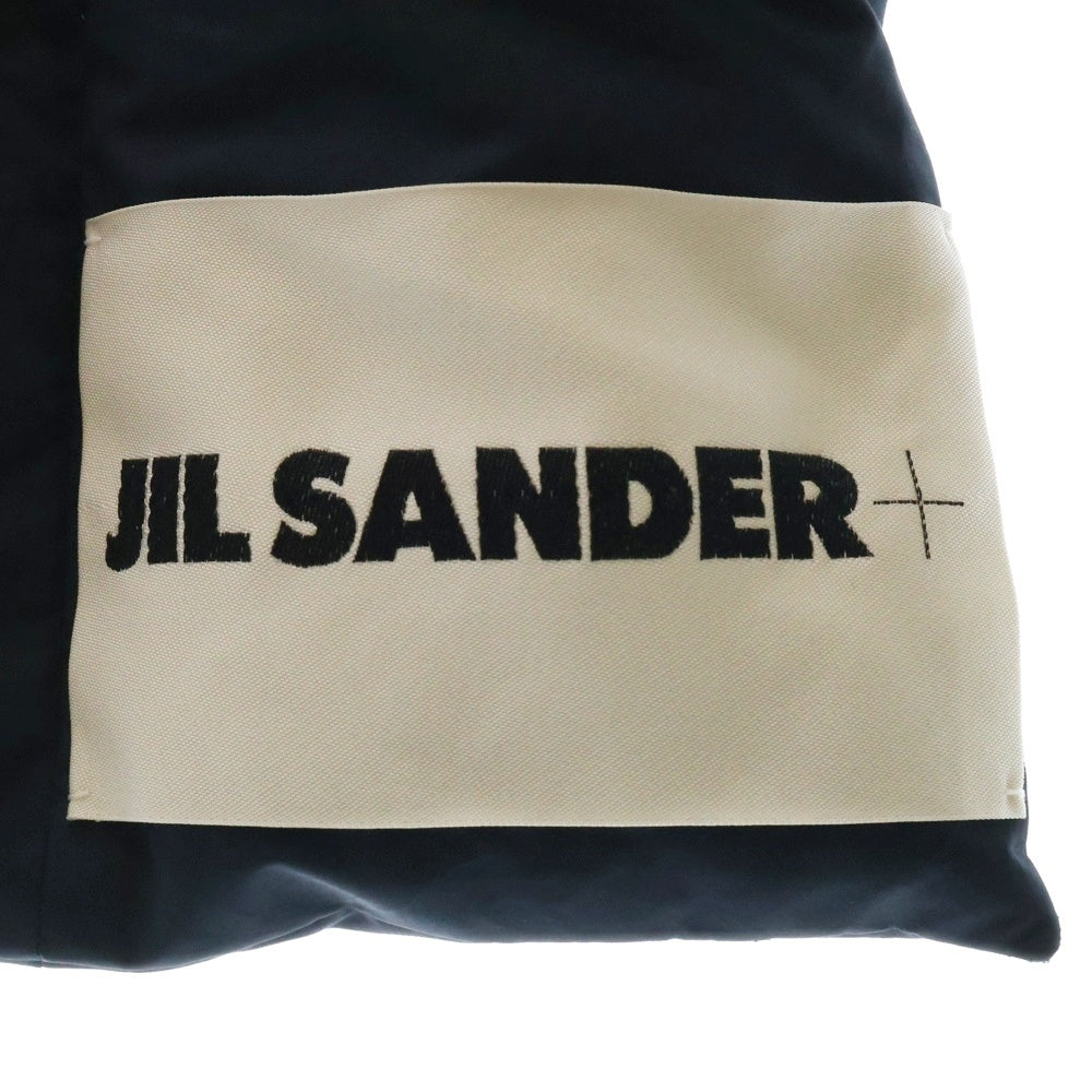 JIL SANDER +(ジルサンダープラス) 20AW DOWN SCARF ポリエステル ダウンスカーフ マフラー ネイビー JPPR590294