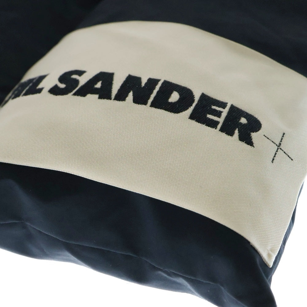 JIL SANDER +(ジルサンダープラス) 20AW DOWN SCARF ポリエステル ダウンスカーフ マフラー ネイビー JPPR590294
