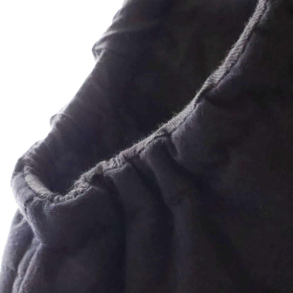 JOHN MASON SMITH(ジョン メイソン スミス) 24SS WASHED COTTON BROAD QUILTED VEST ウォッシュド コットン ブロード キルティングベスト ブラック 24SVE-#230S