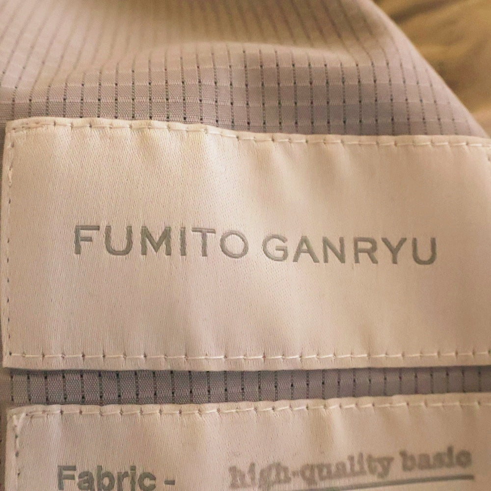 FUMITO GANRYU(フミトガンリュウ) 20SS TAPERED RING BELT PANTS テーパード リングベルトパンツ シルバー FU3-PA-39