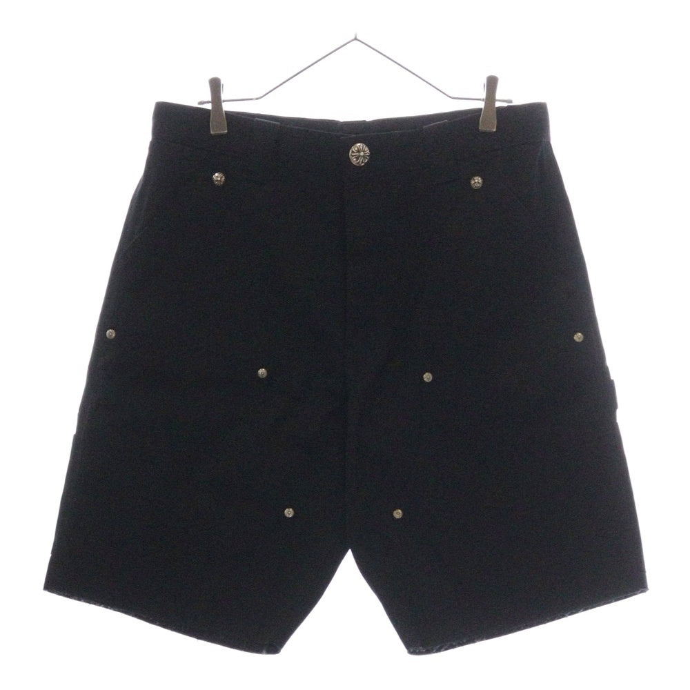 CHROME HEARTS(クロムハーツ) CARPENTER CROSS BALL SHORTS カーペンタークロスボールボタン ハーフパンツ ブラック