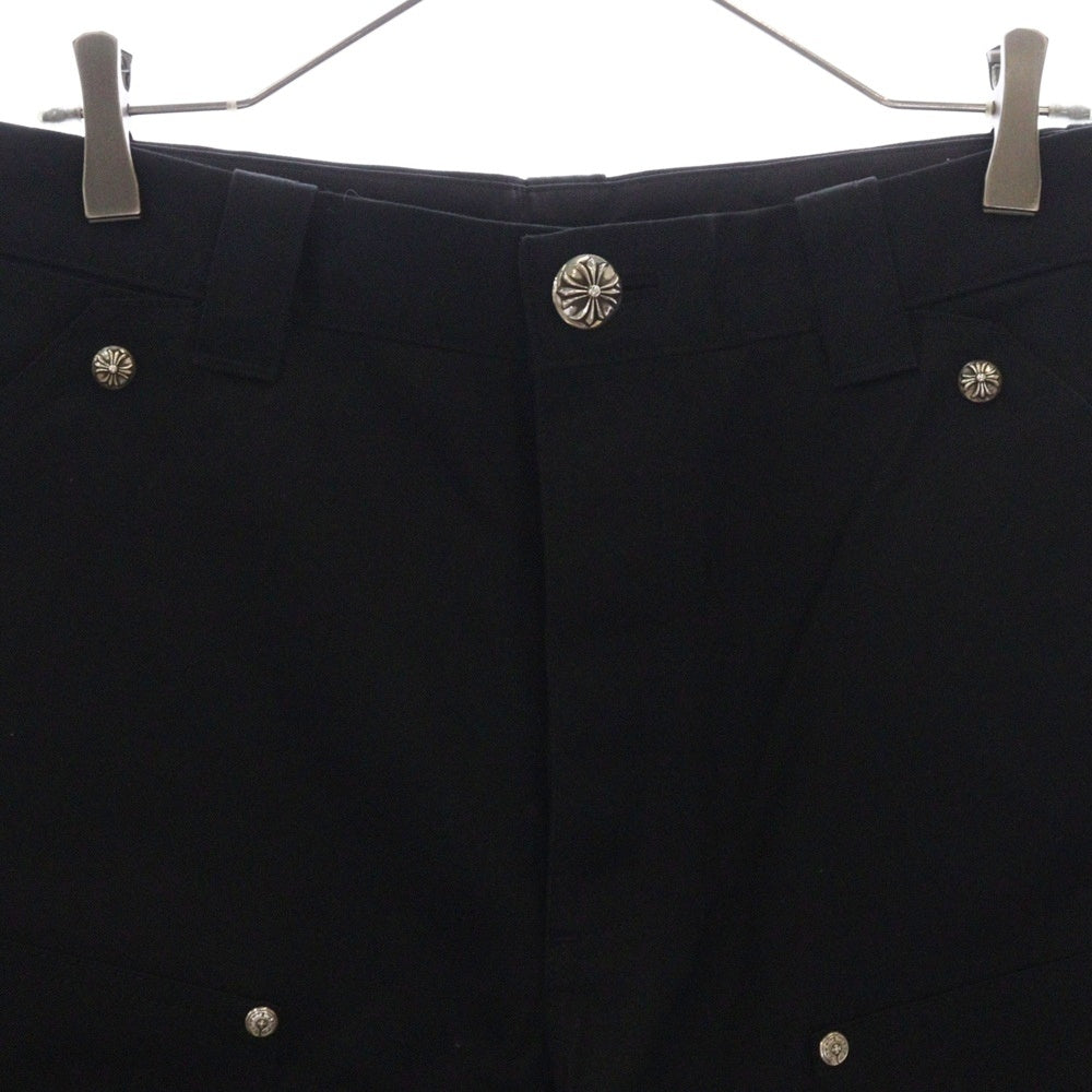 CHROME HEARTS(クロムハーツ) CARPENTER CROSS BALL SHORTS カーペンタークロスボールボタン ハーフパンツ ブラック