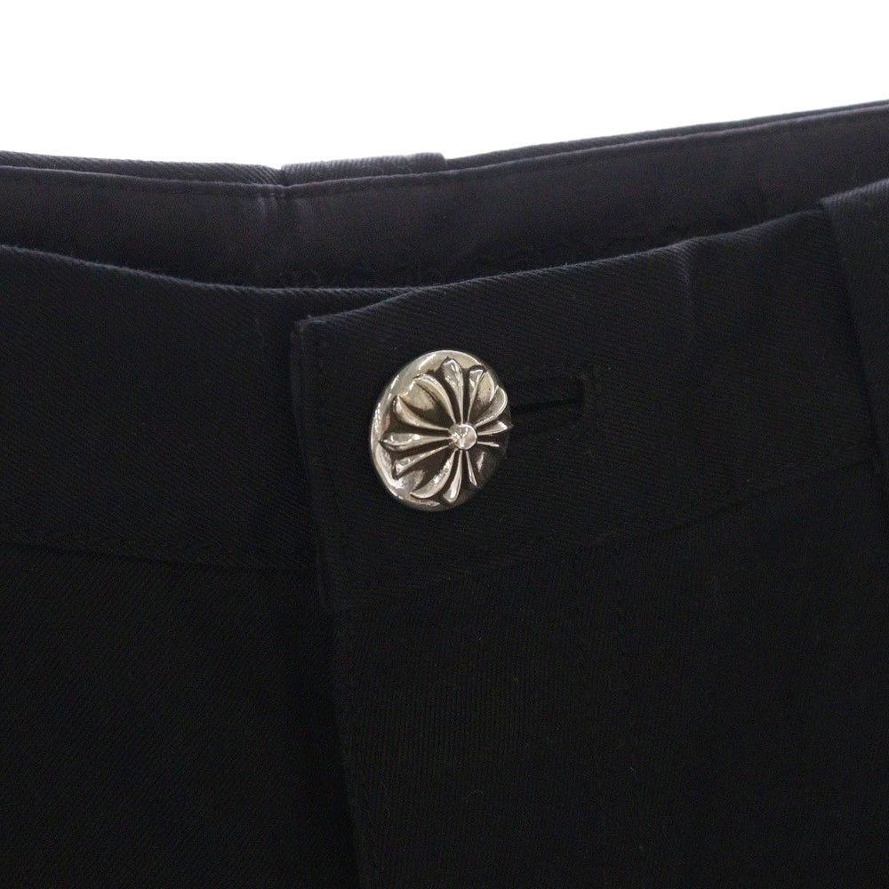 CHROME HEARTS(クロムハーツ) CARPENTER CROSS BALL SHORTS カーペンタークロスボールボタン ハーフパンツ ブラック