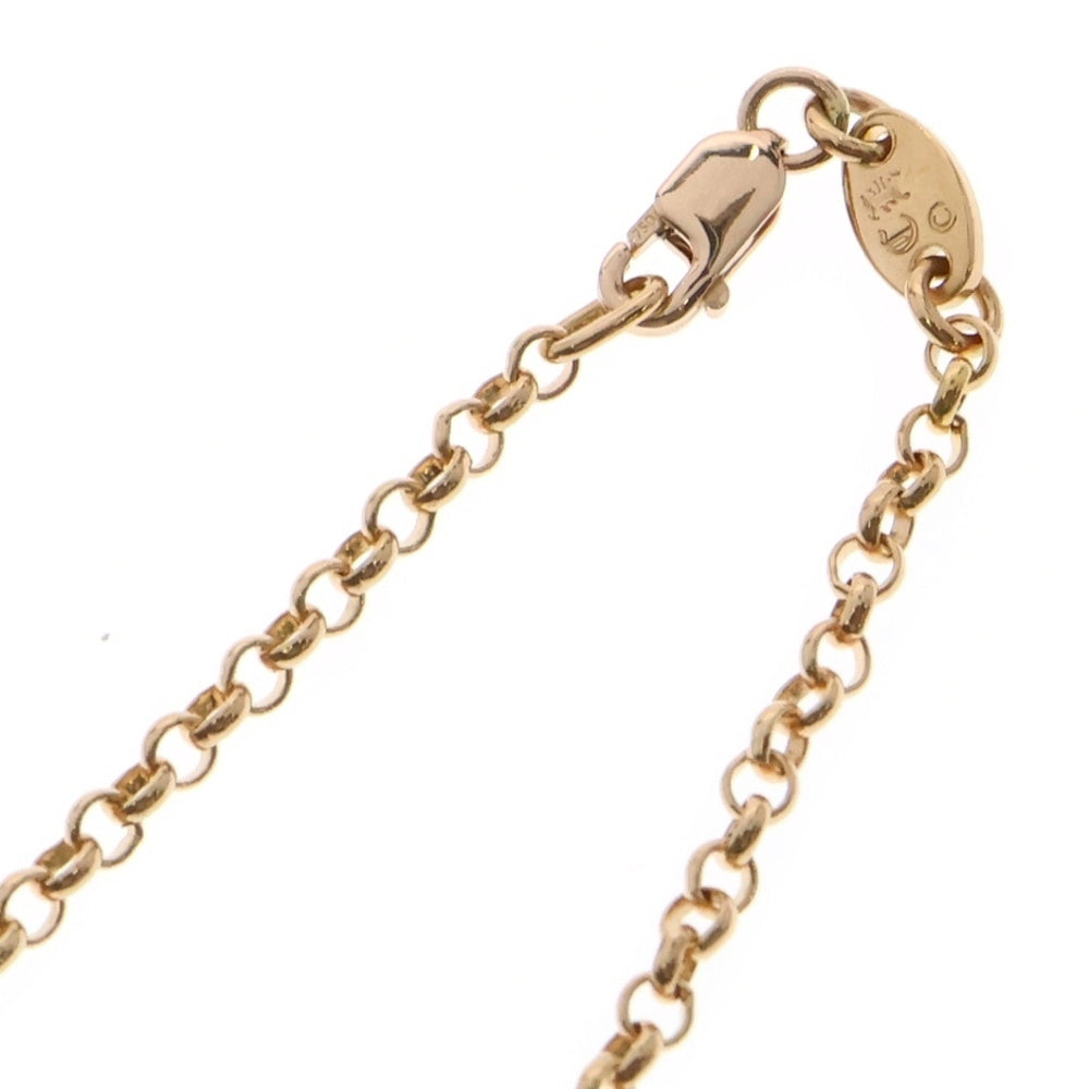 CHROME HEARTS(クロムハーツ) 22K SAFETY PIN NECKLACE セーフティピン ロールチェーン 1ダイヤ ネックレス ゴールド