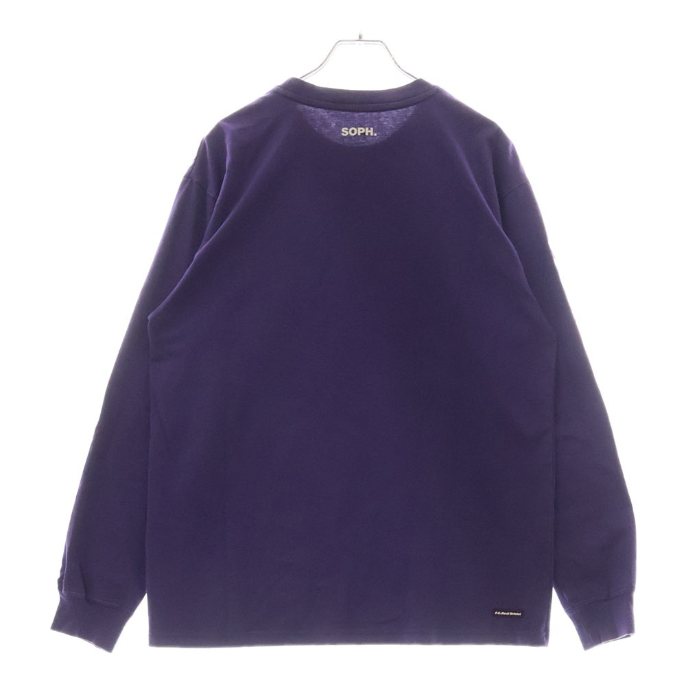 F.C.R.B./F.C.Real Bristol/FCRB(エフシーアールビー/エフシーレアルブリストル) 23AW AUTHENTIO L/S TEAM POCKET TEE オーセンティノ チームポケット 長袖Tシャツ FCRB-232084