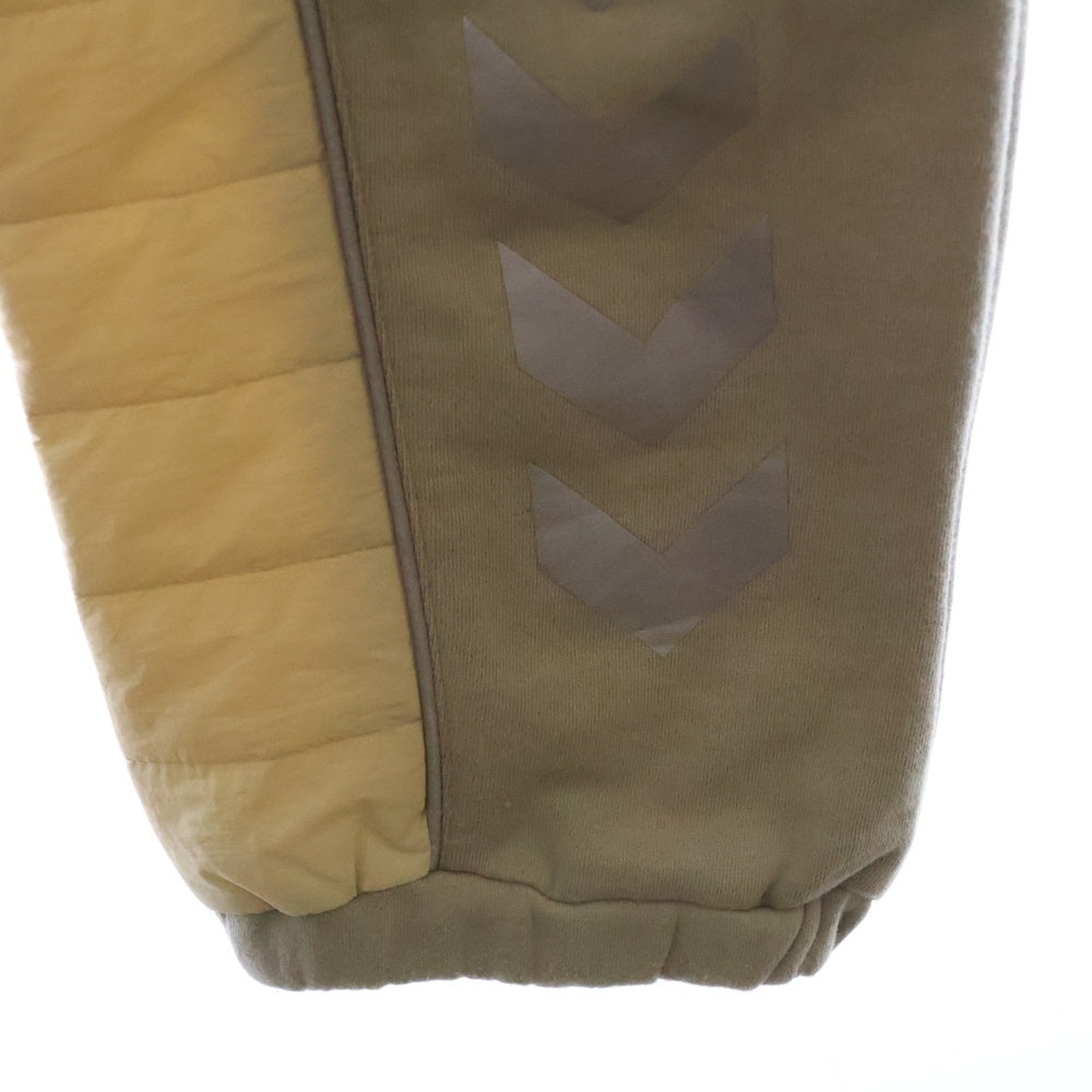 WILLY CHAVARRIA(ウィリーチャバリア) ×HUMMEL WILLY SWEAT PANTS ヒュンメル リフレクター付 ナイロン切替スウェットパンツ グレー