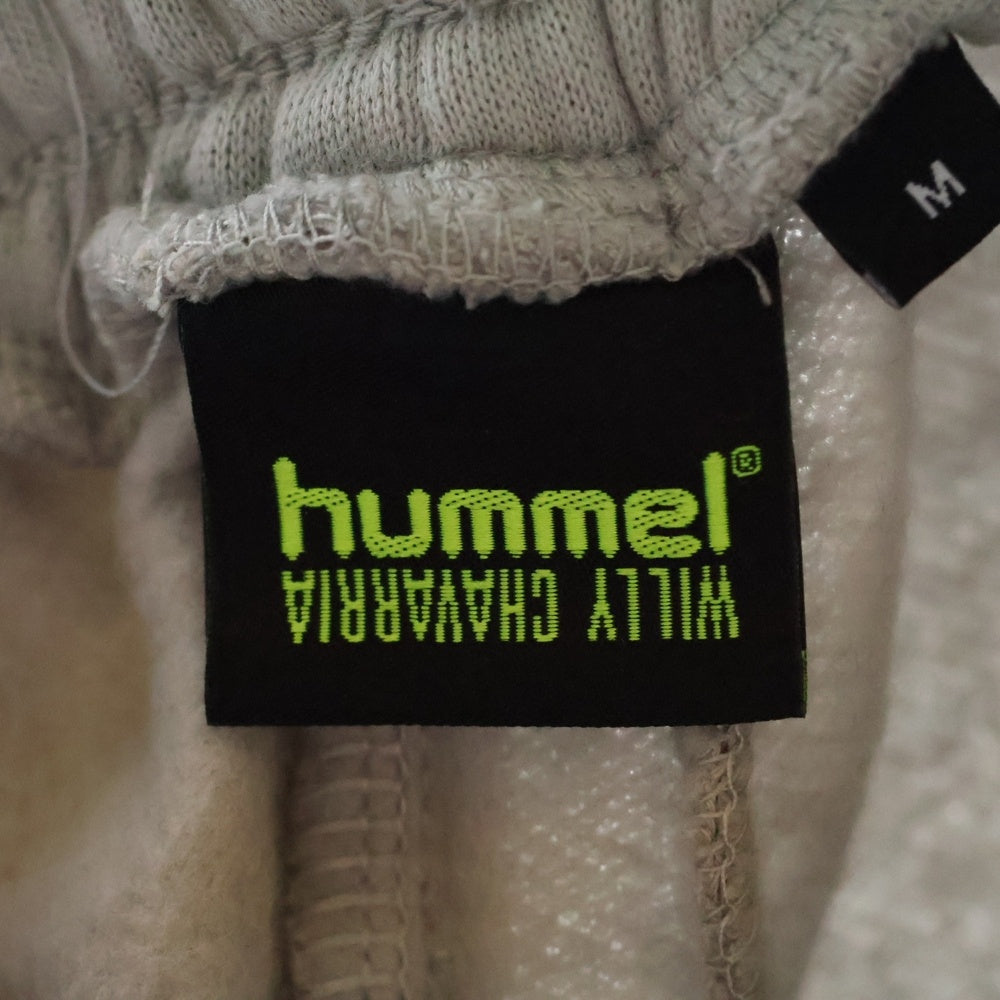 WILLY CHAVARRIA(ウィリーチャバリア) ×HUMMEL WILLY SWEAT PANTS ヒュンメル リフレクター付 ナイロン切替スウェットパンツ グレー