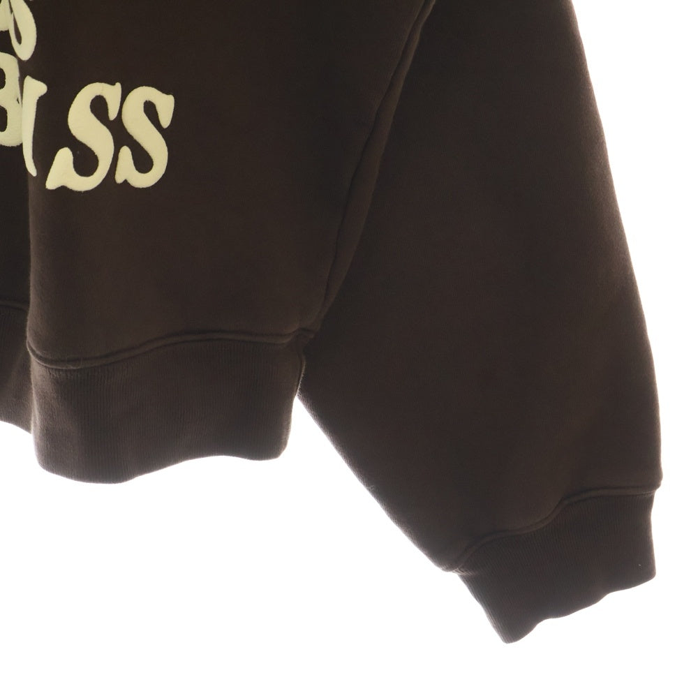 CACTUS PLANT FLEAMARKET CPFM(カクタス プラント フリーマーケット シーピーエフエム) BEING AWARENESS BLISS CREWNECK SWEAT フロントエンボス加工 クルーネックスウェットトレーナー ブラウン
