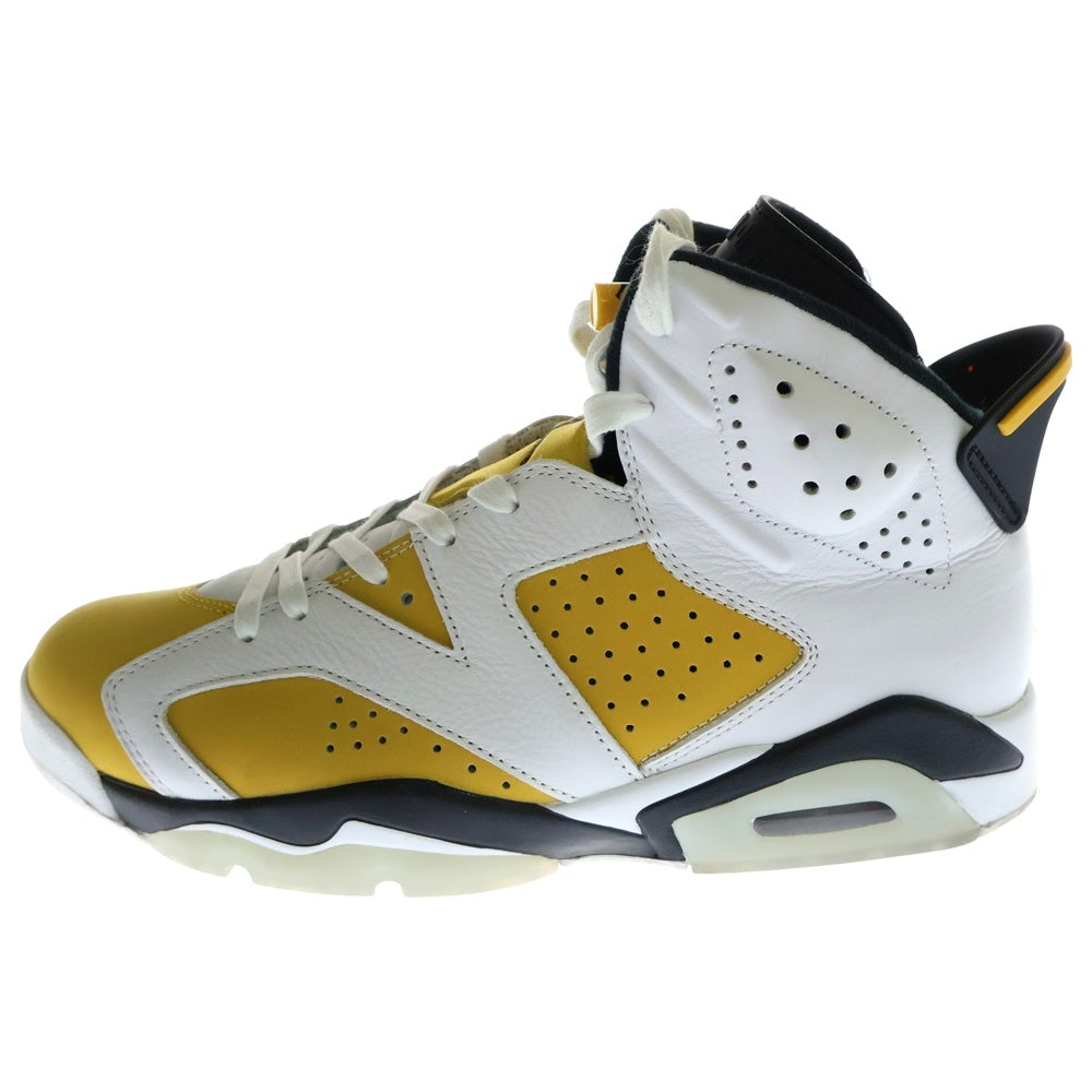 NIKE(ナイキ) AIR JORDAN 6 RETRO Yellow Ochre エアジョーダン6 レトロ イエローオークル ハイカットスニーカー ホワイト/イエロー US10/28.0cm CT8529-170