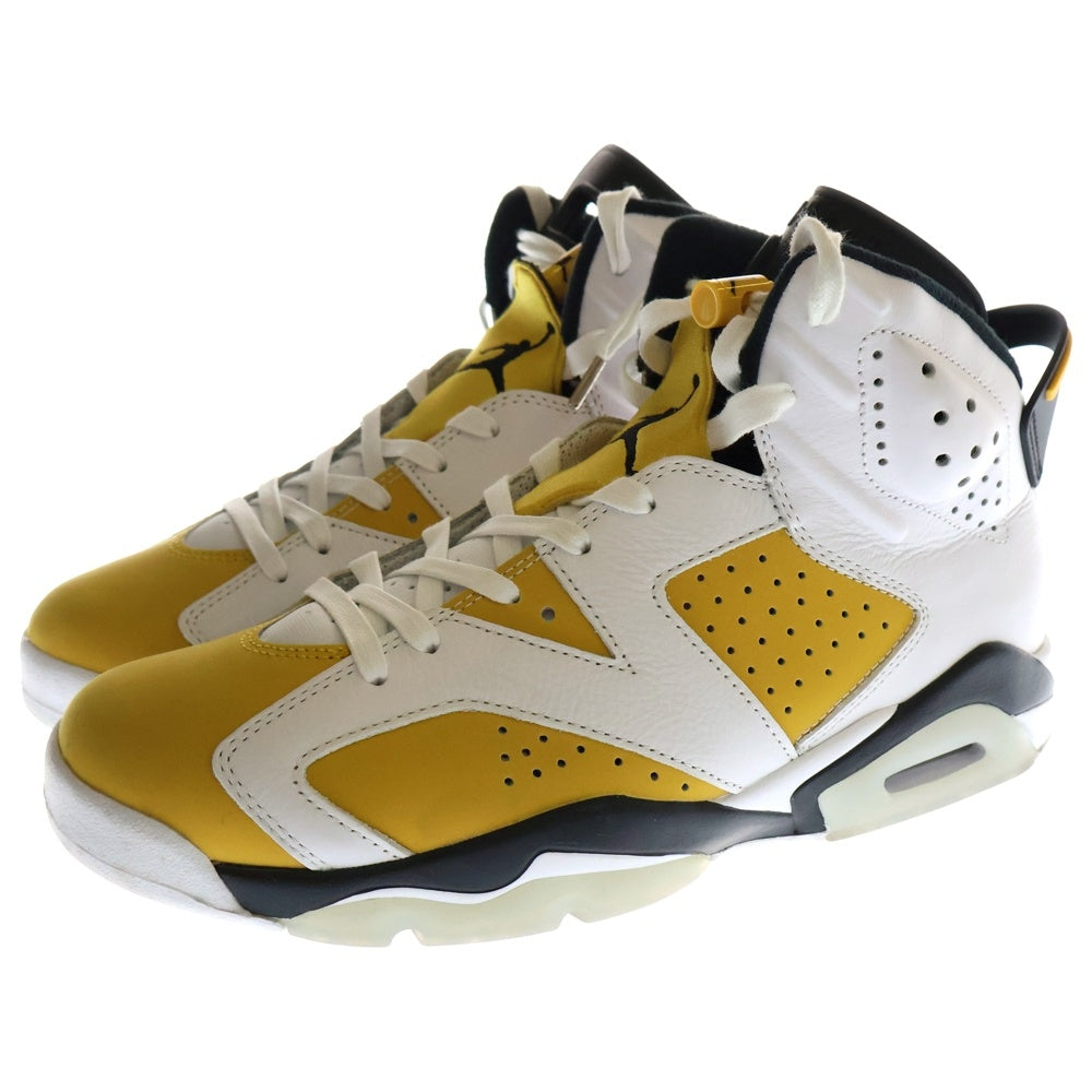 NIKE(ナイキ) AIR JORDAN 6 RETRO Yellow Ochre エアジョーダン6 レトロ イエローオークル ハイカットスニーカー ホワイト/イエロー US10/28.0cm CT8529-170