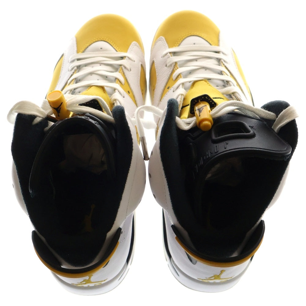 NIKE(ナイキ) AIR JORDAN 6 RETRO Yellow Ochre エアジョーダン6 レトロ イエローオークル ハイカットスニーカー ホワイト/イエロー US10/28.0cm CT8529-170