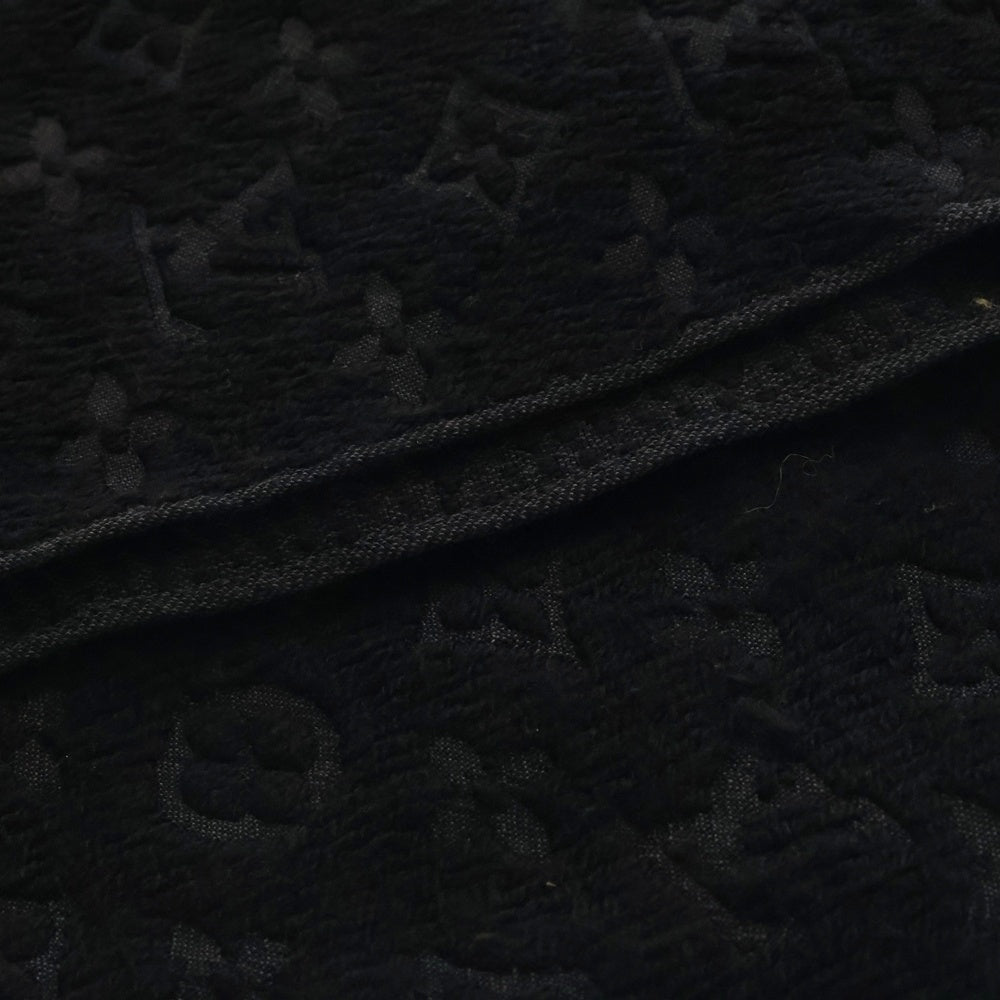 LOUIS VUITTON(ルイヴィトン) エシャルプ モノグラムクラシック ウール マフラー ストール ブラック IS1129 M70520