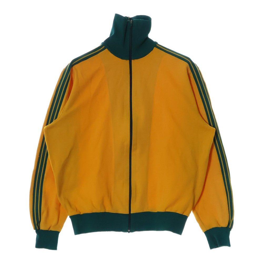 adidas(アディダス) 60S VINTAGE TRUCK JACKET ヴィンテージ 西ドイツ製 デサント製 サイドストライプ トラックジャケット イエロー/グリーン