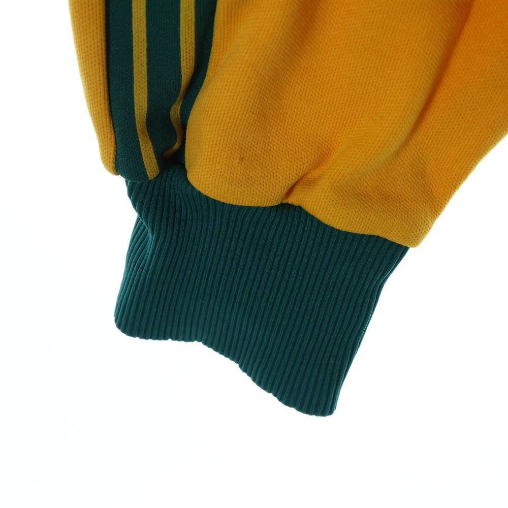 adidas(アディダス) 60S VINTAGE TRUCK JACKET ヴィンテージ 西ドイツ製 デサント製 サイドストライプ トラックジャケット イエロー/グリーン