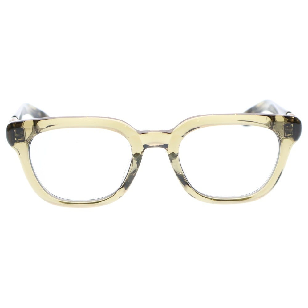 CHROME HEARTS(クロムハーツ) FOTI WELL HELL YEAH フォティ ウェリントン クリアフレーム サングラス メガネ 眼鏡 カーキ