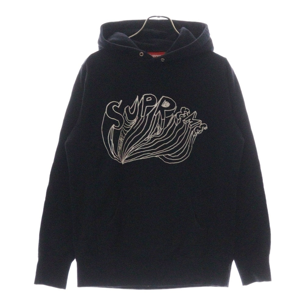 SUPREME(シュプリーム) 15SS ×Daniel Johnston Logo Hooded Sweatshirt ダニエルジョンストン ロゴフーディ スウェット パーカー ブラック