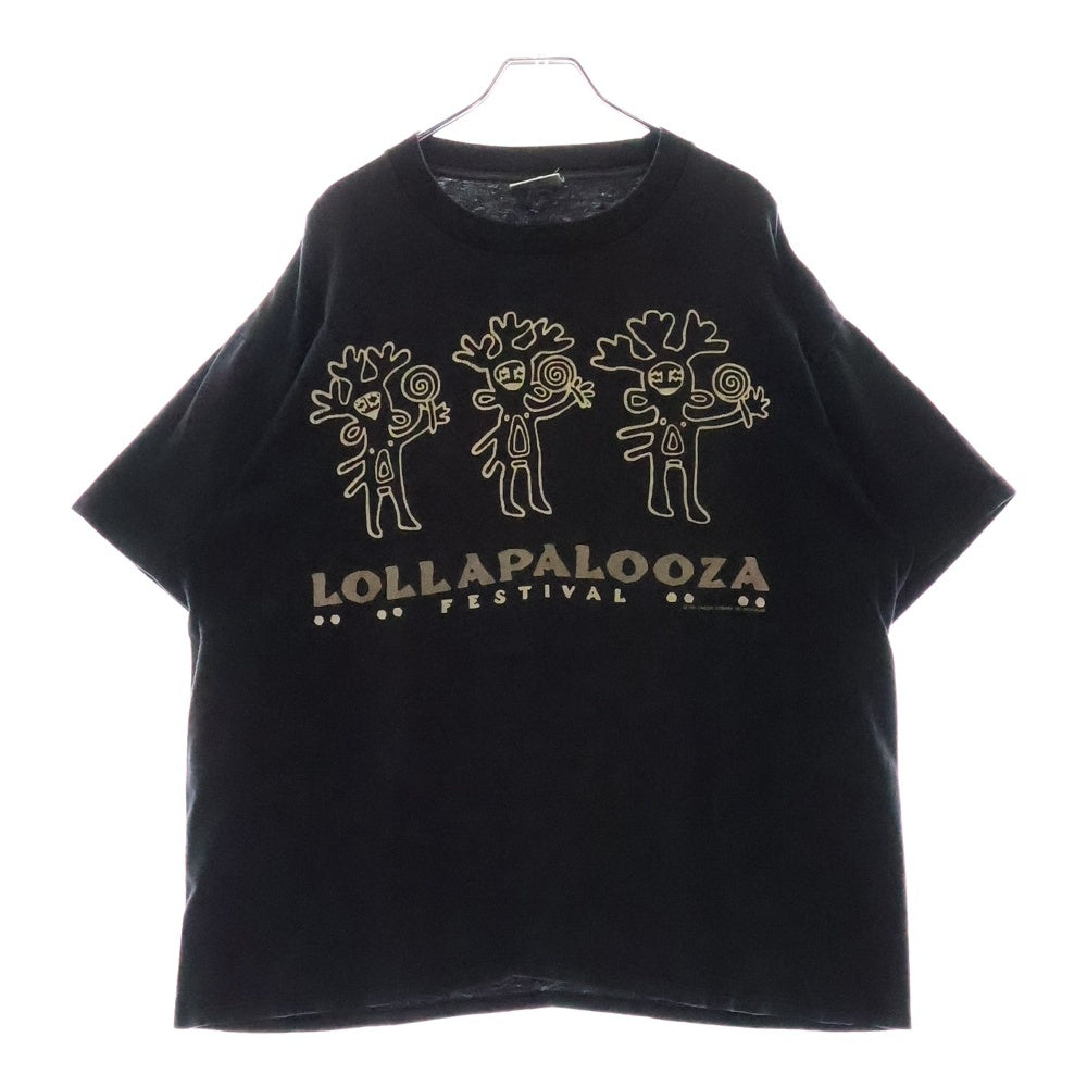 VINTAGE(ヴィンテージ) 90S VINTAGE LOLLAPALOOZA 1991 JANE'S ADDICTION BUTTHOLE SURFERS NIN FESTIVAL BROCKUM ヴィンテージ USA製 ロラパルーザ 両面プリント フェス 半袖Tシャツ