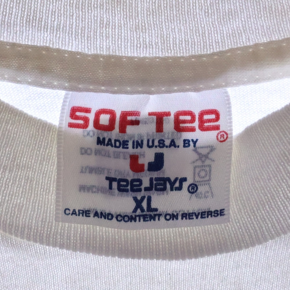 VINTAGE(ヴィンテージ) 90S VINTAGE LOLLAPALOOZA 1994 SOFTEE ヴィンテージ USA製 ロラパルーザ サイケプリント フェス 半袖Tシャツ カットソー ホワイト