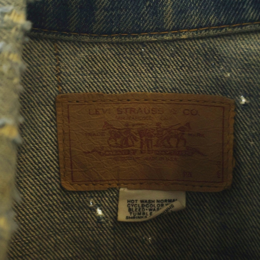 Levi's(リーバイス) 70S VINTAGE 70505 ビックE ボタン裏526 不均等V デニム トラッカージャケット インディゴ