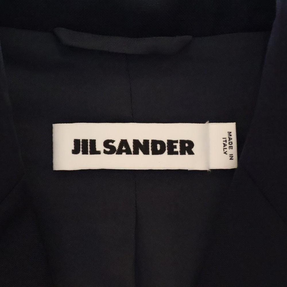 JIL SANDER(ジルサンダー) 3B ウール シングルテーラードジャケット ネイビー JSPO190522 WO210700