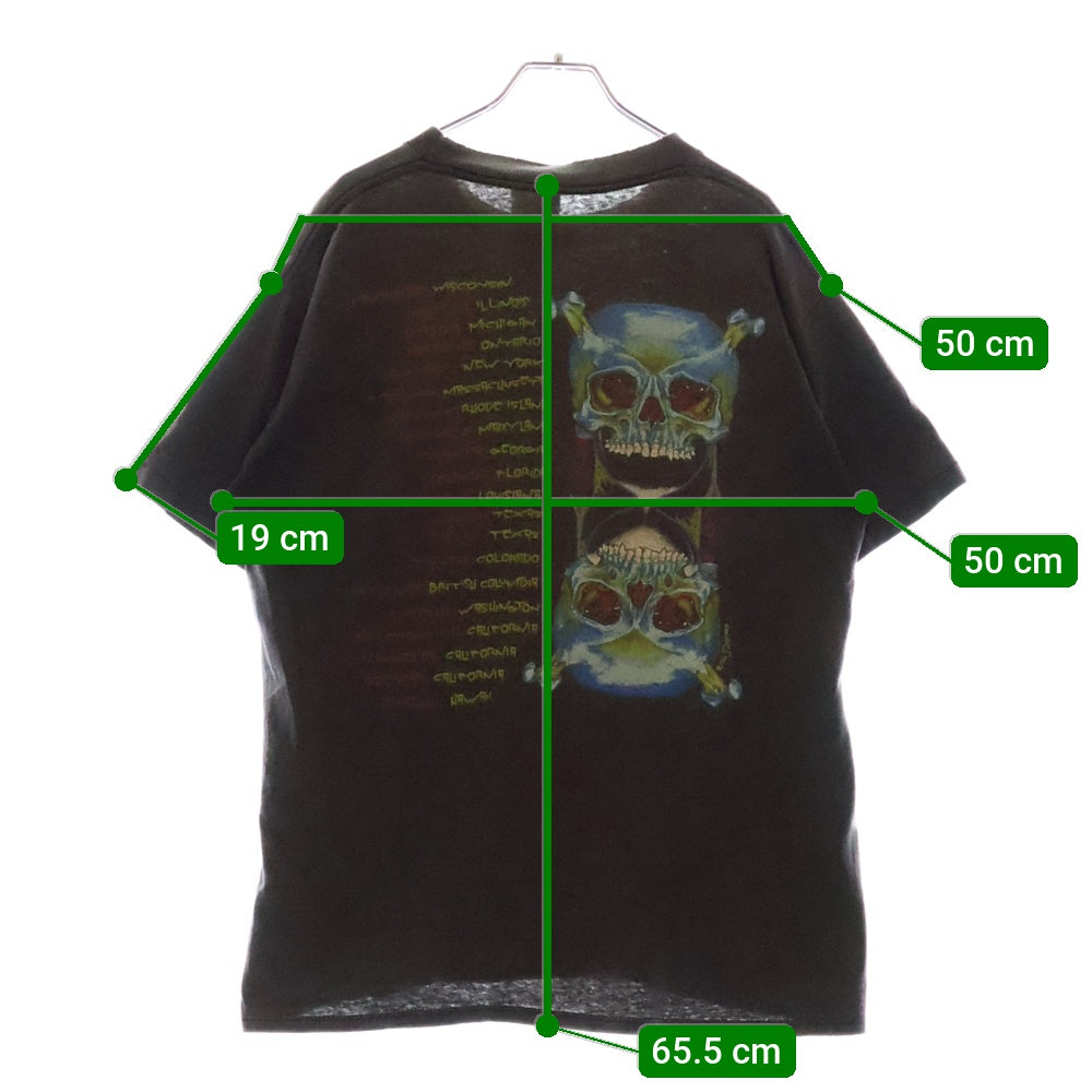 VINTAGE(ヴィンテージ) 90s VINTAGE MINISTRY JUST ONE FIX TEE ヴィンテージ ミニストリー ジャスト ワン フィックス クルーネック半袖Tシャツ ブラック