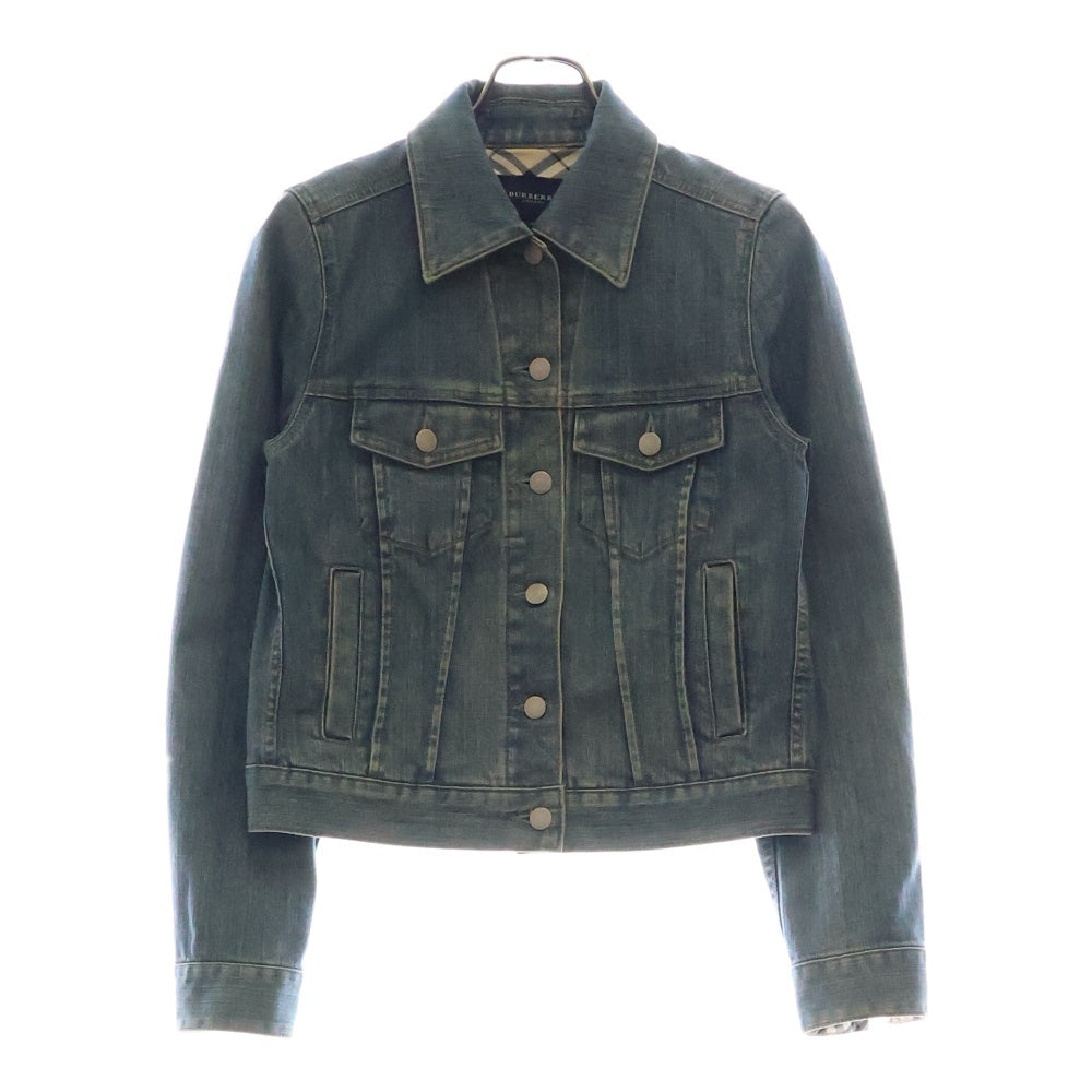 BURBERRY LONDON(バーバリーロンドン) コットンストレッチ デニム トラッカージャケット インディゴ レディース FCA35-170-24