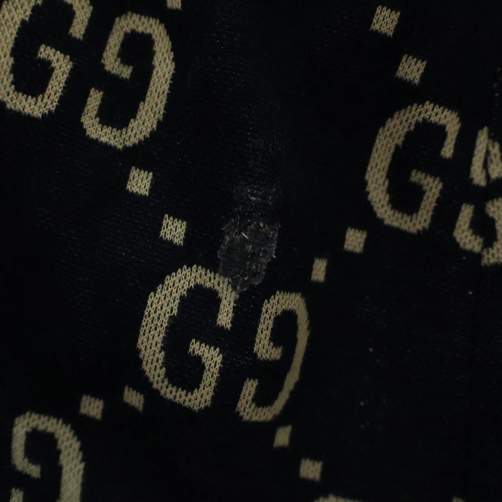 GUCCI(グッチ) 18AW GG Jacquard Sweat Pants GGジャカード コットン サイドライン トラックパンツ ネイビー 496920 X9V05