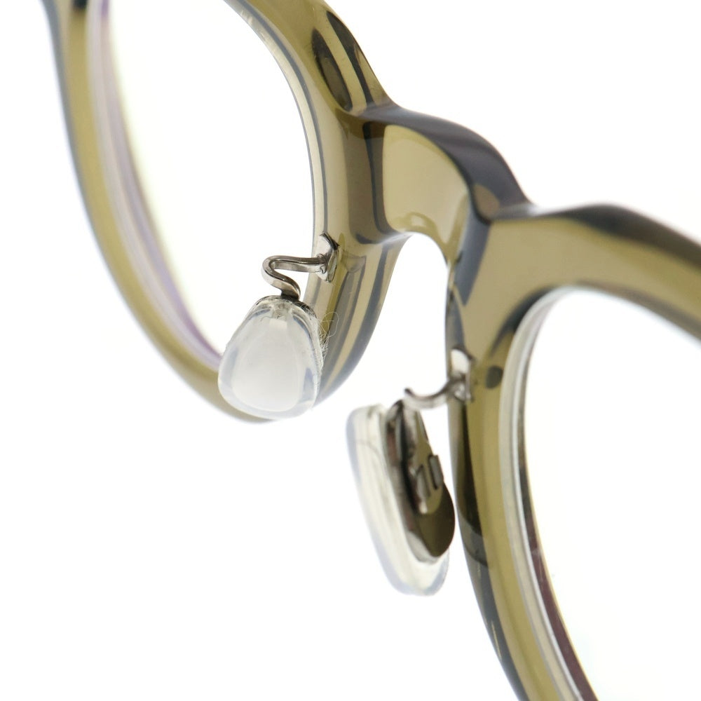 EYEVAN(アイヴァン) MODEL.340 クラウンパント メガネ サングラス 眼鏡 カーキ 度入り