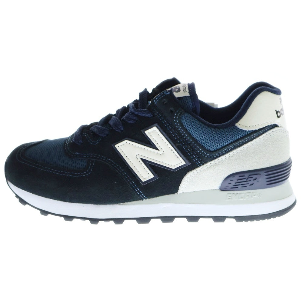 New Balance(ニューバランス) ML574BD2 スエード ローカットスニーカー ネイビー US5.5/23.5cm