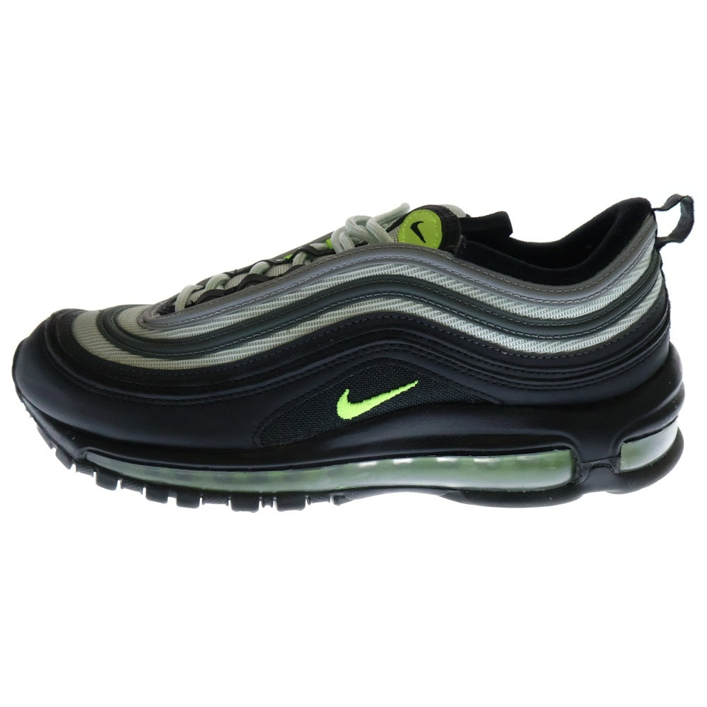 NIKE(ナイキ) AIR MAX 97 PURE PLATINUM エアマックス 97 ピュア プラチナム ローカットスニーカー ブラック/グリーン/グレー US7/25cm DX4235-001