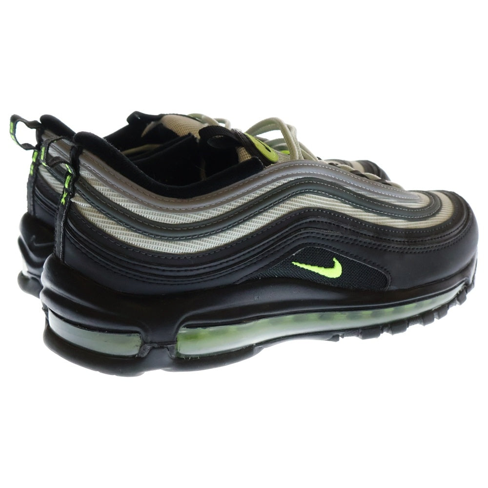 NIKE(ナイキ) AIR MAX 97 PURE PLATINUM エアマックス 97 ピュア プラチナム ローカットスニーカー ブラック/グリーン/グレー US7/25cm DX4235-001