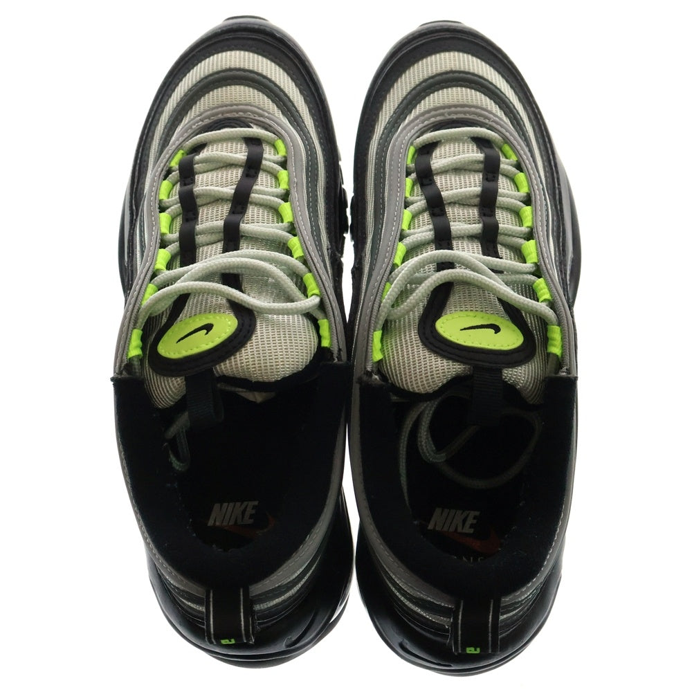 NIKE(ナイキ) AIR MAX 97 PURE PLATINUM エアマックス 97 ピュア プラチナム ローカットスニーカー ブラック/グリーン/グレー US7/25cm DX4235-001
